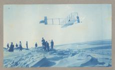 Orville Wright glider flights - Cyanotype #3